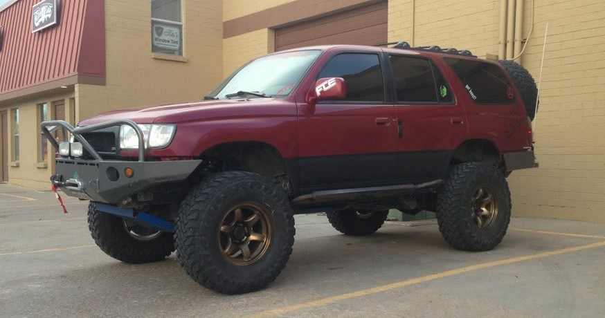 photo 1 Toyota 4Runner custom wheels Konig  Countersteer  16x8.0, ET , tire size 285/75 R16. x ET 315/75 R