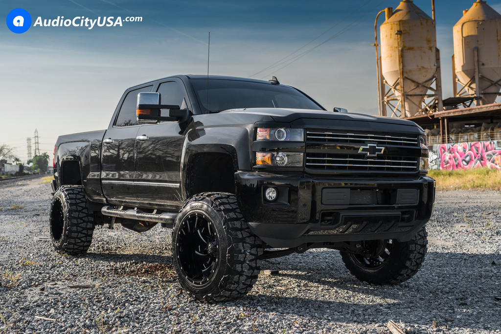photo 1 Chevrolet Silverado 2500HD custom wheels Cleaver D239 22x14.0, ET , tire size 315/60 R22. x ET
