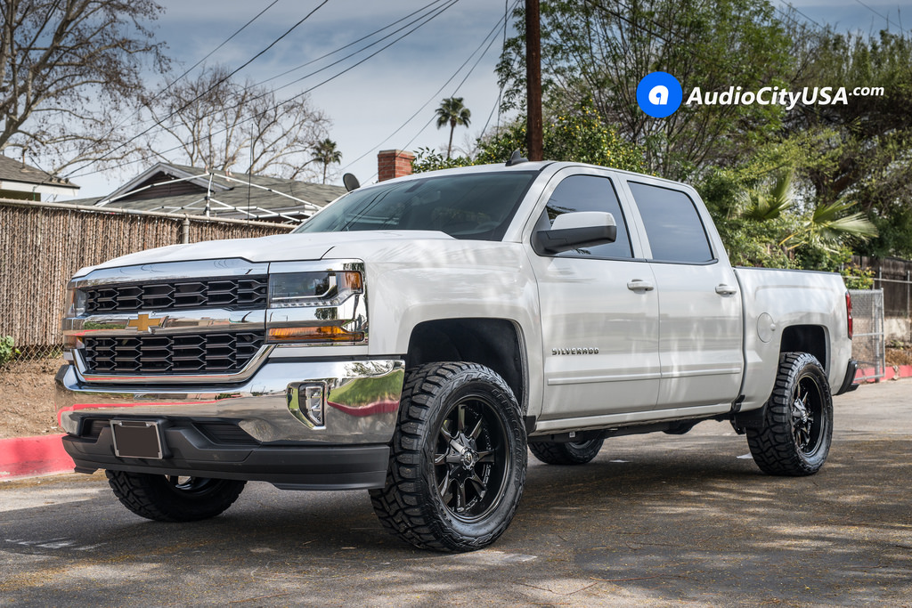 photo 1 Chevrolet Silverado 1500 custom wheels Fuel D604 20x9.0, ET , tire size 315/50 R20. x ET