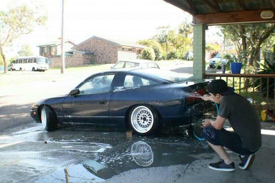 photo 5 Nissan S13 custom wheels Nemoto Mesh 16x9.0, ET 0, tire size 205/50 R16. 16x9.0 ET0 205/50 R16