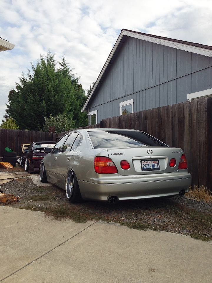 photo 1 Lexus GS 300 custom wheels Work LS207 18x10.0, ET 0, tire size 215/35 R18. 18x11.0 ET0 225/40 R18