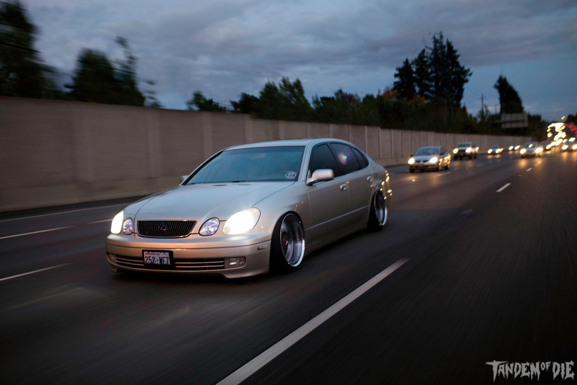 photo 5 Lexus GS 300 custom wheels Work LS207 18x10.0, ET 0, tire size 215/35 R18. 18x11.0 ET0 225/40 R18