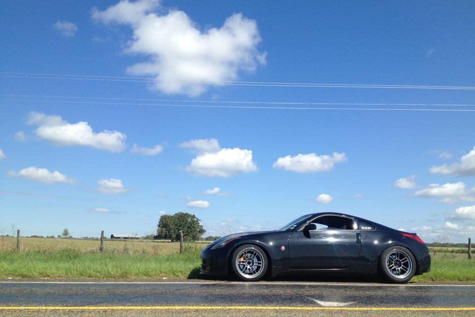 photo 2 Nissan 350Z custom wheels Enkei RPF1 18x9.5, ET +15, tire size 245/35 R18. 18x10.5 ET+15 285/40 R18
