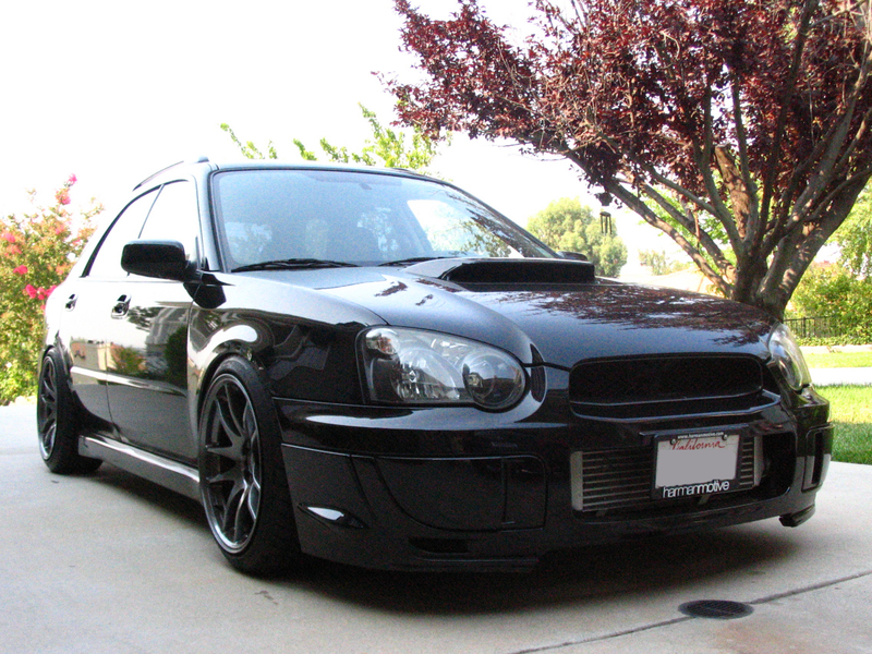 photo 2 Subaru Impreza WRX custom wheels Work Wheels Emotion CR Kai 18x9.5, ET +35, tire size 225/40 R18. 18x9.5 ET+32 