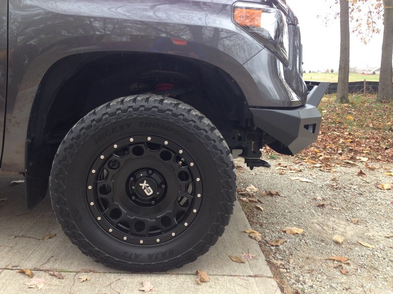 photo 1 Toyota Tundra custom wheels KMC XD 129 Holeshots 17x8.0, ET +18, tire size 305/60 R17. x ET