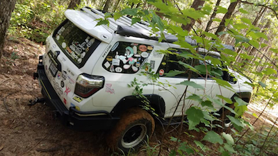 photo 3 Toyota 4Runner custom wheels Black Rock D window 17x8.0, ET 0, tire size 265/70 R17. x ET
