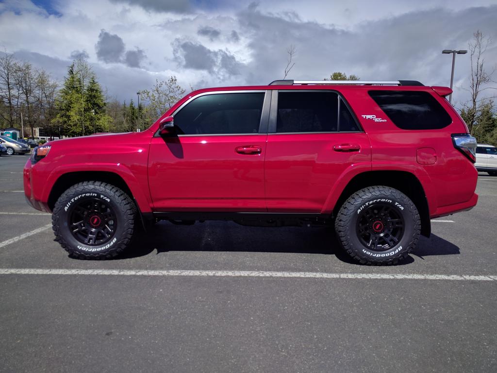 photo 1 Toyota 4Runner custom wheels TRDOR w/ FN f(x) Pros x, ET , tire size 265/70 R. x ET