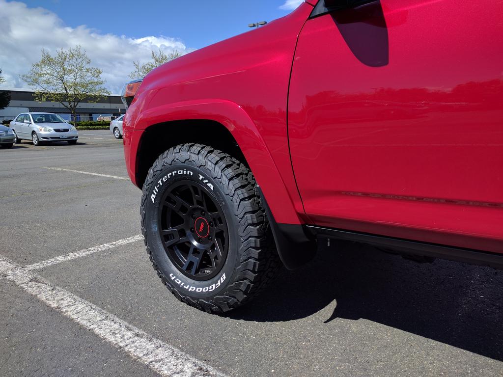 photo 2 Toyota 4Runner custom wheels TRDOR w/ FN f(x) Pros x, ET , tire size 265/70 R. x ET
