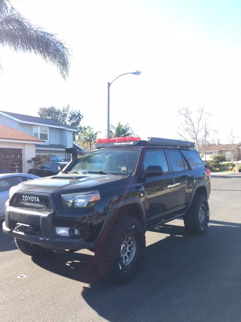 photo 1 Toyota 4Runner custom wheels Stealth  Custom Series Ray 10 17x, ET -10, tire size 315/70 R17. x ET