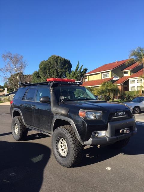 photo 2 Toyota 4Runner custom wheels Stealth  Custom Series Ray 10 17x, ET -10, tire size 315/70 R17. x ET