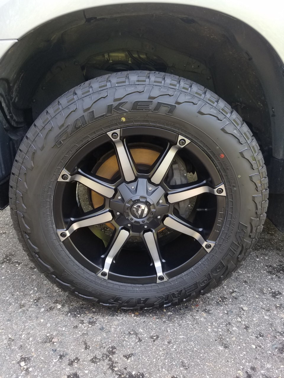 photo 2 Toyota Tundra custom wheels Fuel  Coupler 20x, ET +20, tire size 275/60 R20. x ET