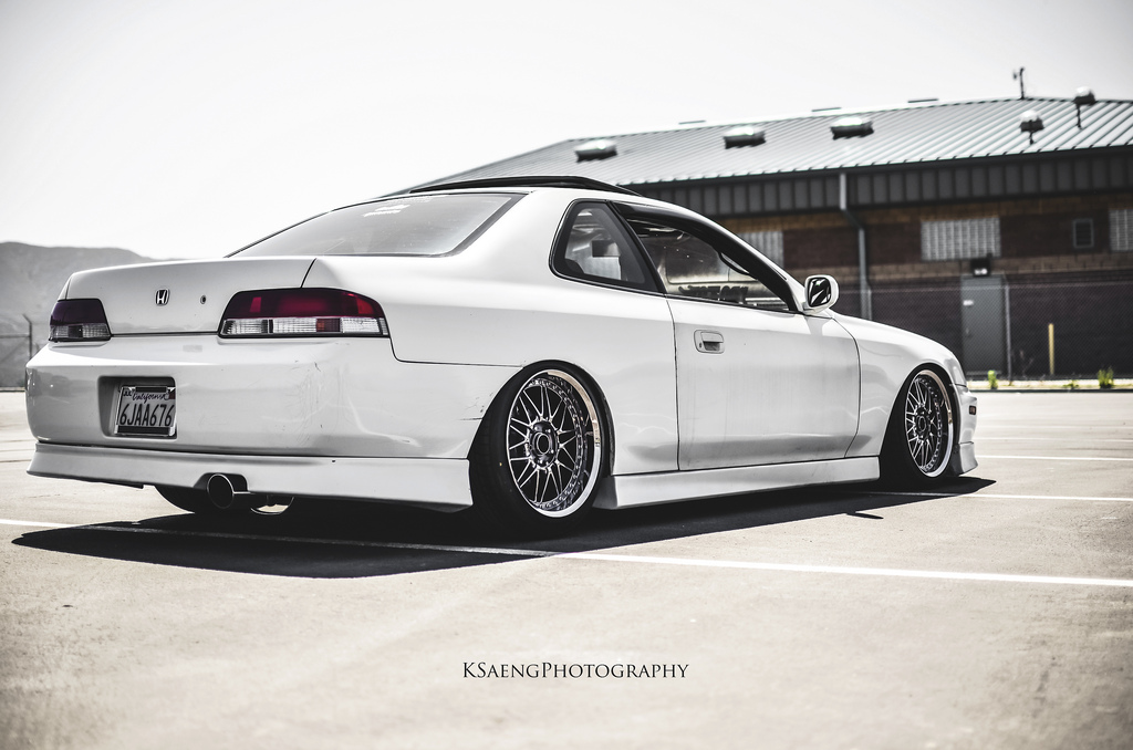 photo 1 Honda Prelude custom wheels Work Rezax 17x8.0, ET +25, tire size 205/40 R17. 17x9.0 ET+35 215/45 R17