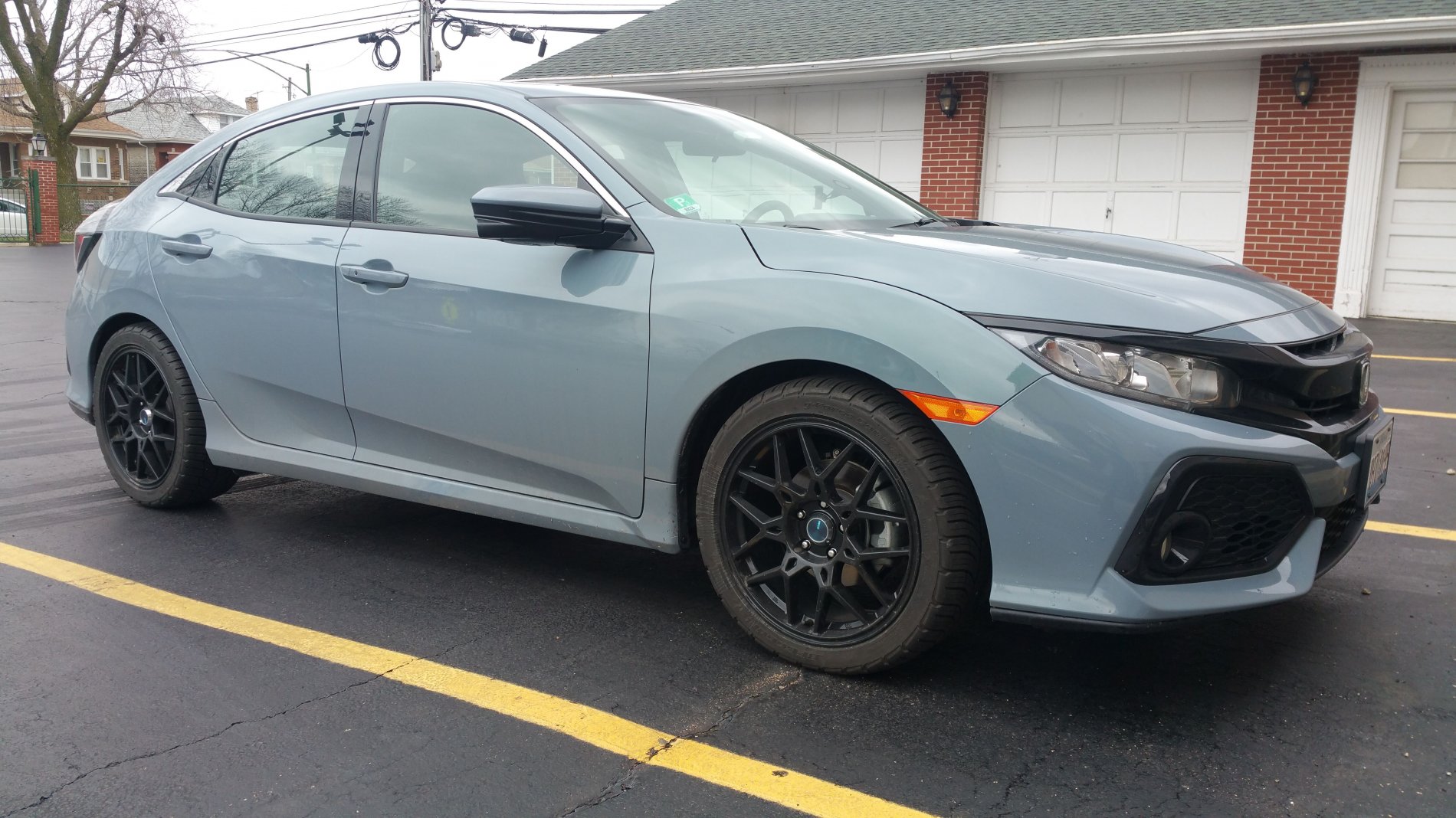 photo 1 Honda Civic custom wheels   18x8.0, ET , tire size 245/ R18. x ET