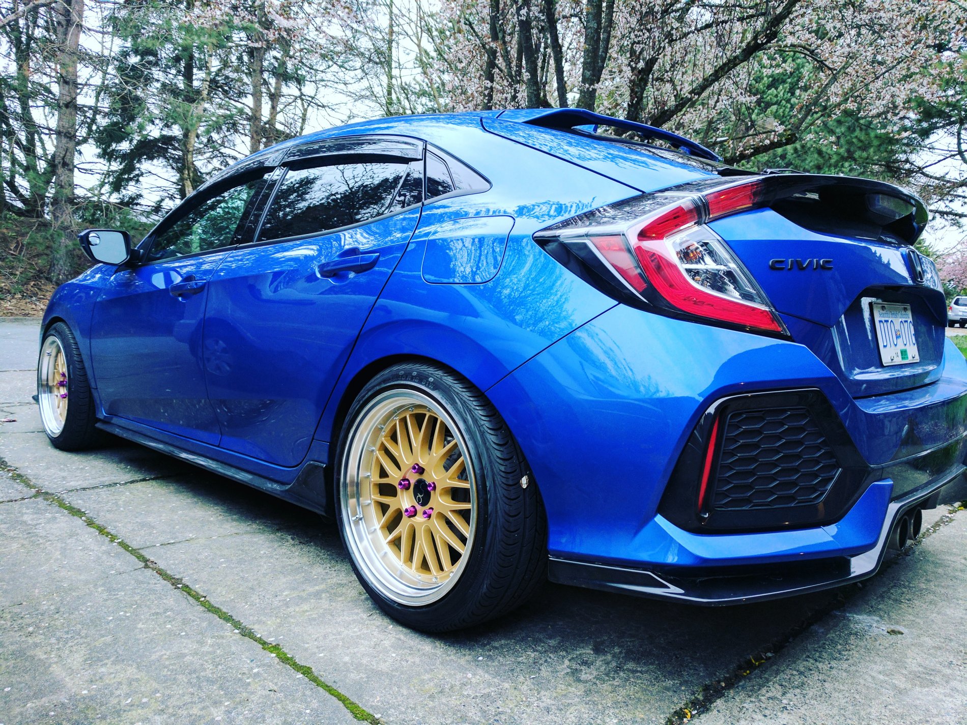 photo 1 Honda Civic custom wheels   18x9.0, ET +34, tire size 235/40 R18. x ET