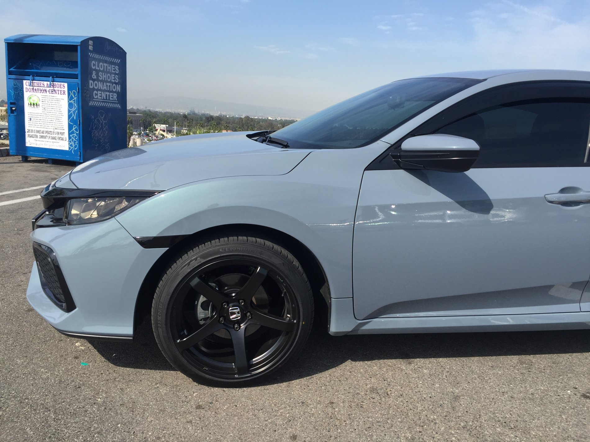 photo 1 Honda Civic custom wheels   18x9.5, ET +30, tire size 235/40 R18. x ET