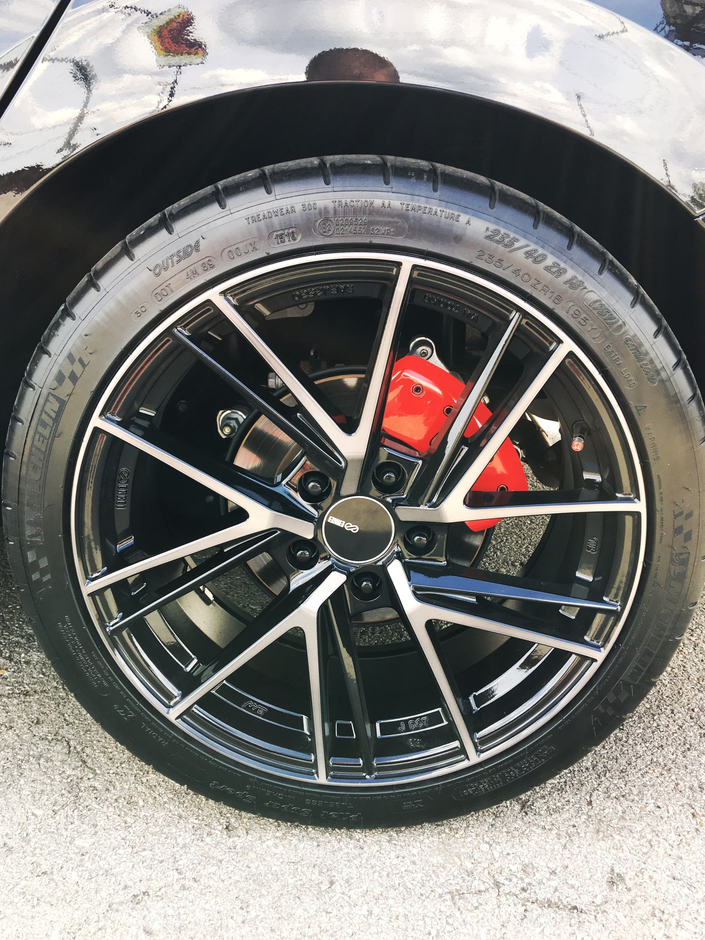 photo 1 Honda Civic custom wheels   18x, ET , tire size 235/40 R18. x ET