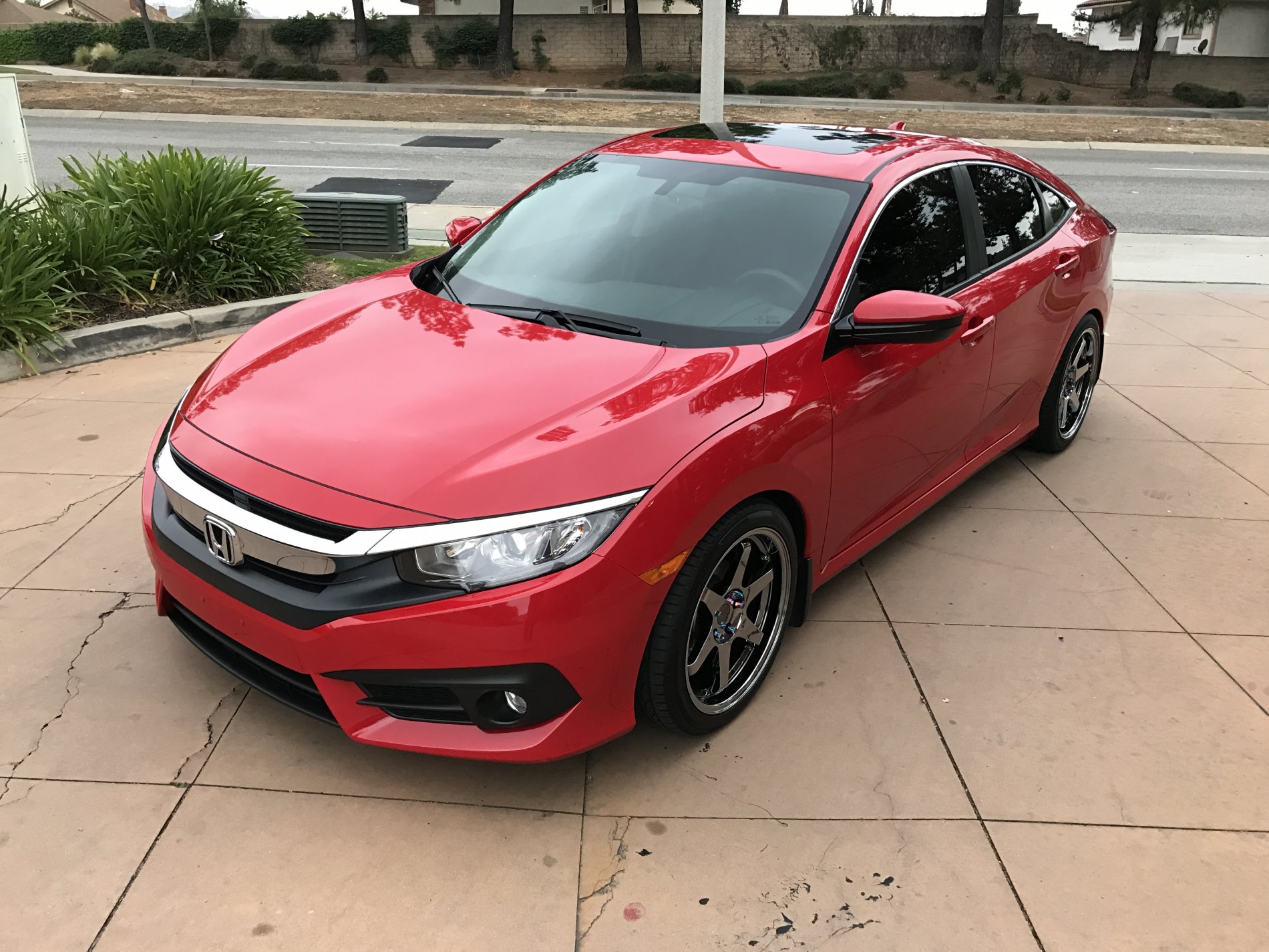 photo 1 Honda Civic custom wheels   18x8.5, ET , tire size 235/40 R18. x ET