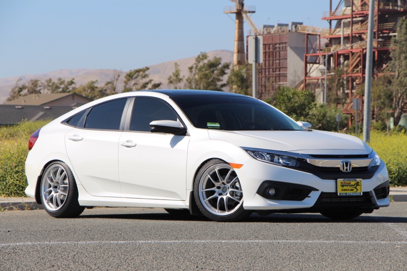 photo 3 Honda Civic custom wheels   18x8.5, ET +30, tire size 235/40 R18. 18x9.5 ET+35 245/40 R18