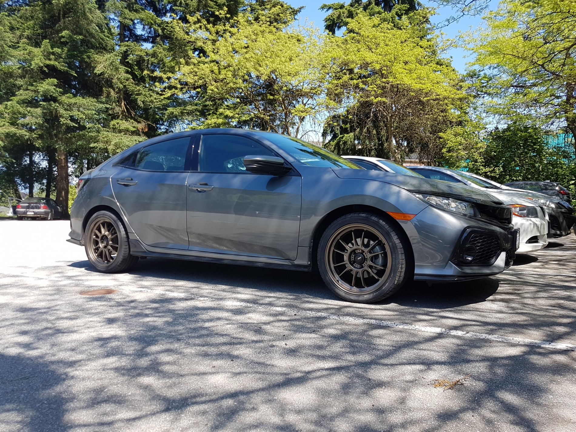 photo 1 Honda Civic custom wheels   18x8.5, ET +45, tire size 245/40 R18. x ET