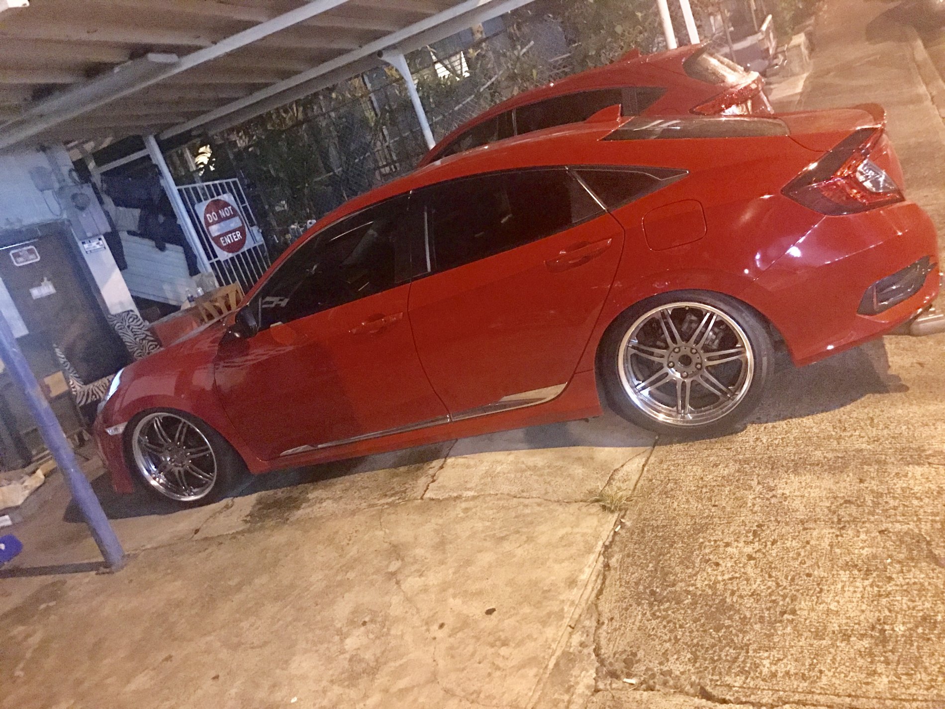 photo 2 Honda Civic custom wheels   19x8.5, ET , tire size 225/40 R19. 19x8.5 ET 245/40 R19