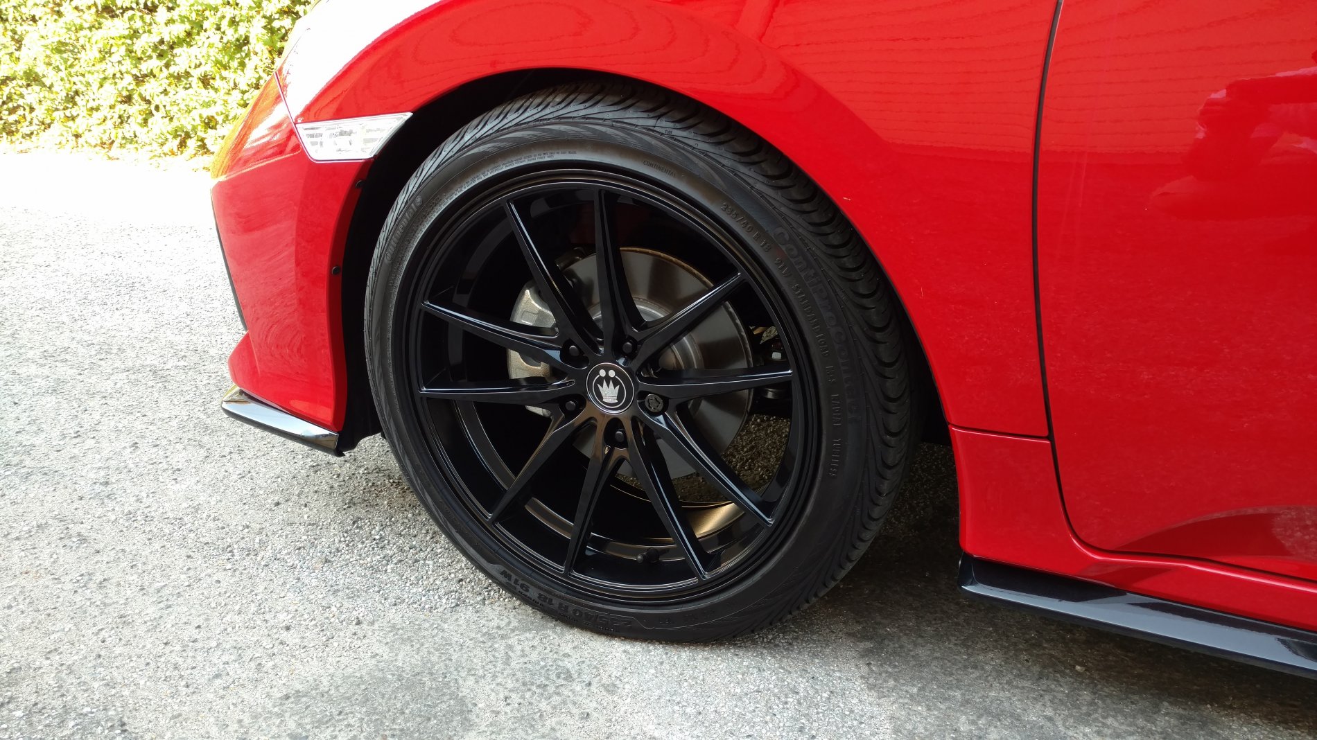photo 1 Honda Civic custom wheels   18x8.0, ET +35, tire size X R18. x ET