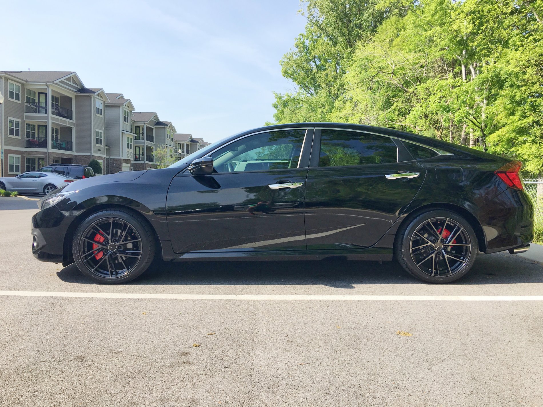 photo 1 Honda Civic custom wheels   18x, ET , tire size 235/40 R18. x ET