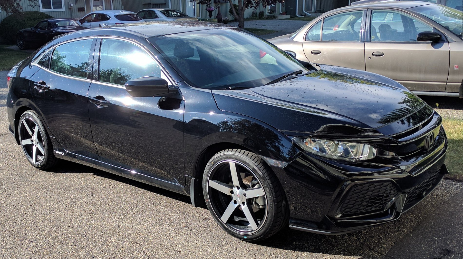 photo 1 Honda Civic custom wheels   18x8.0, ET +38, tire size 225/40 R18. x ET