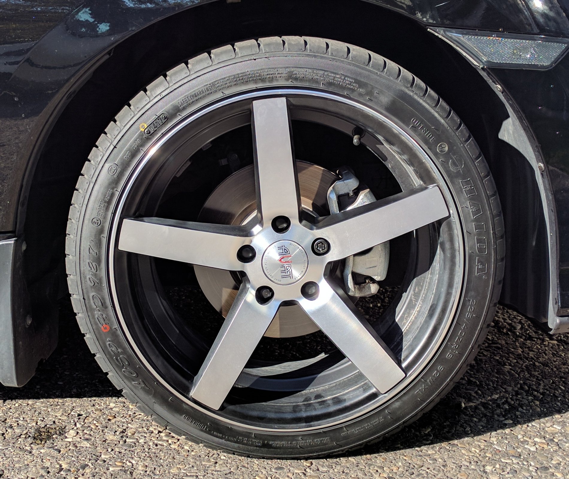 photo 2 Honda Civic custom wheels   18x8.0, ET +38, tire size 225/40 R18. x ET