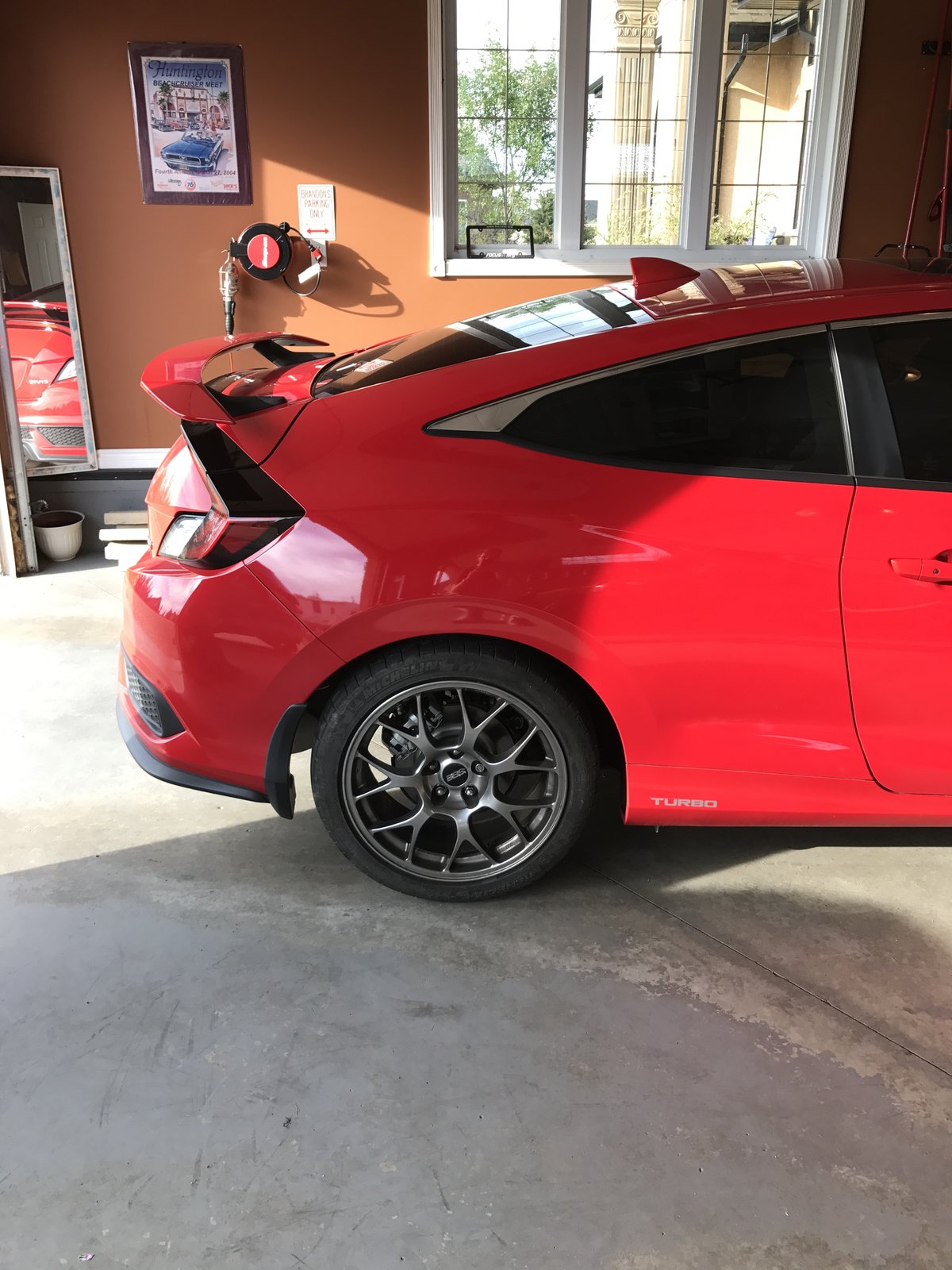 photo 1 Honda Civic custom wheels   18x8.5, ET +38, tire size 245/40 R18. x ET