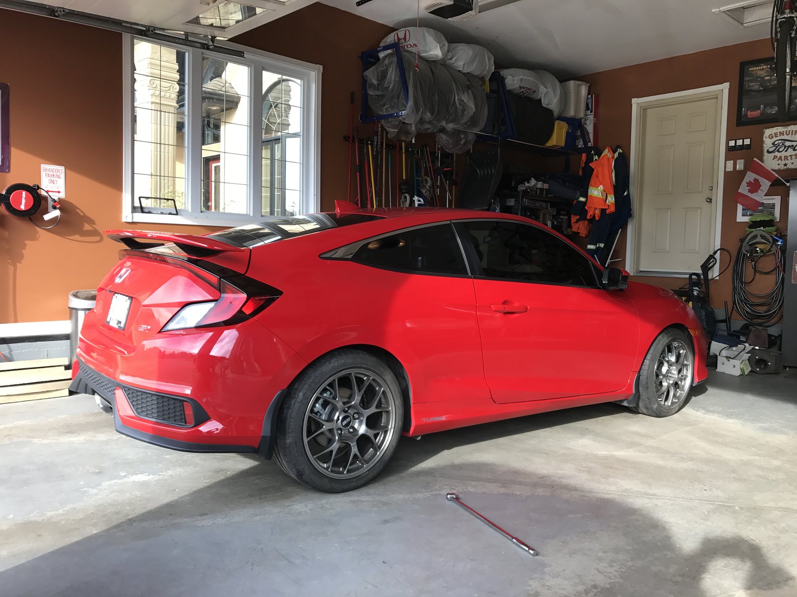 photo 4 Honda Civic custom wheels   18x8.5, ET +38, tire size 245/40 R18. x ET