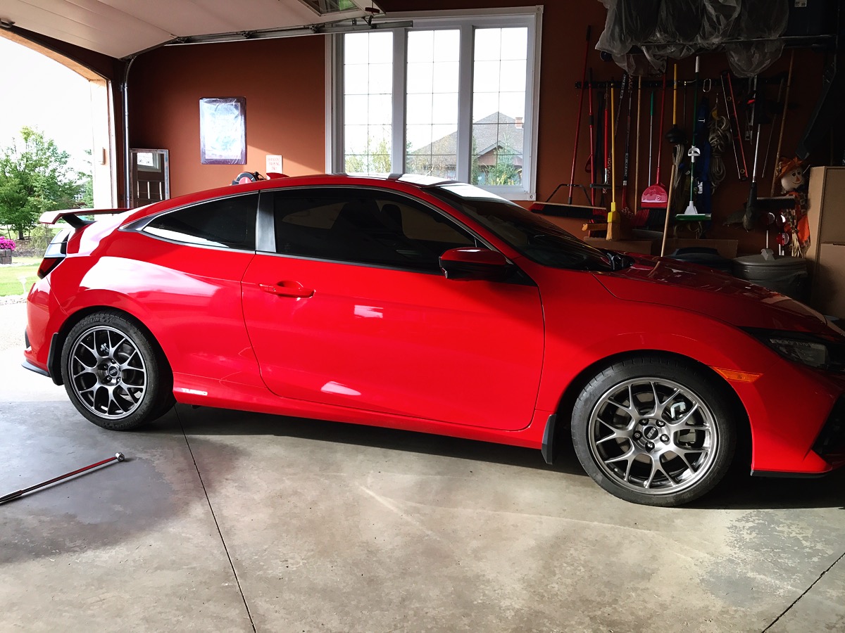 photo 5 Honda Civic custom wheels   18x8.5, ET +38, tire size 245/40 R18. x ET