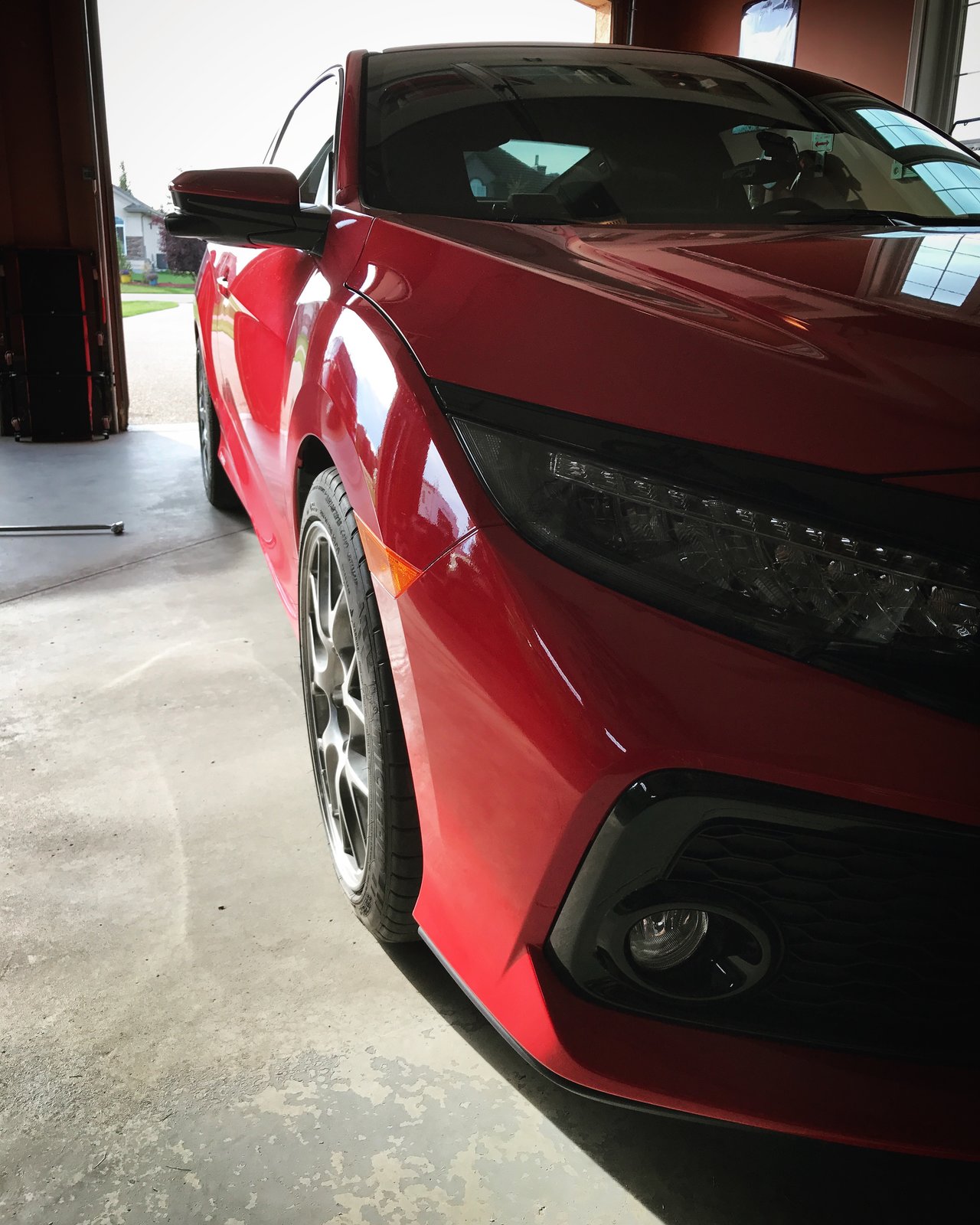 photo 7 Honda Civic custom wheels   18x8.5, ET +38, tire size 245/40 R18. x ET