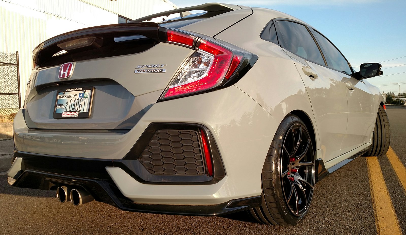 photo 1 Honda Civic custom wheels   18x9.5, ET +45, tire size 245/40 R18. x ET