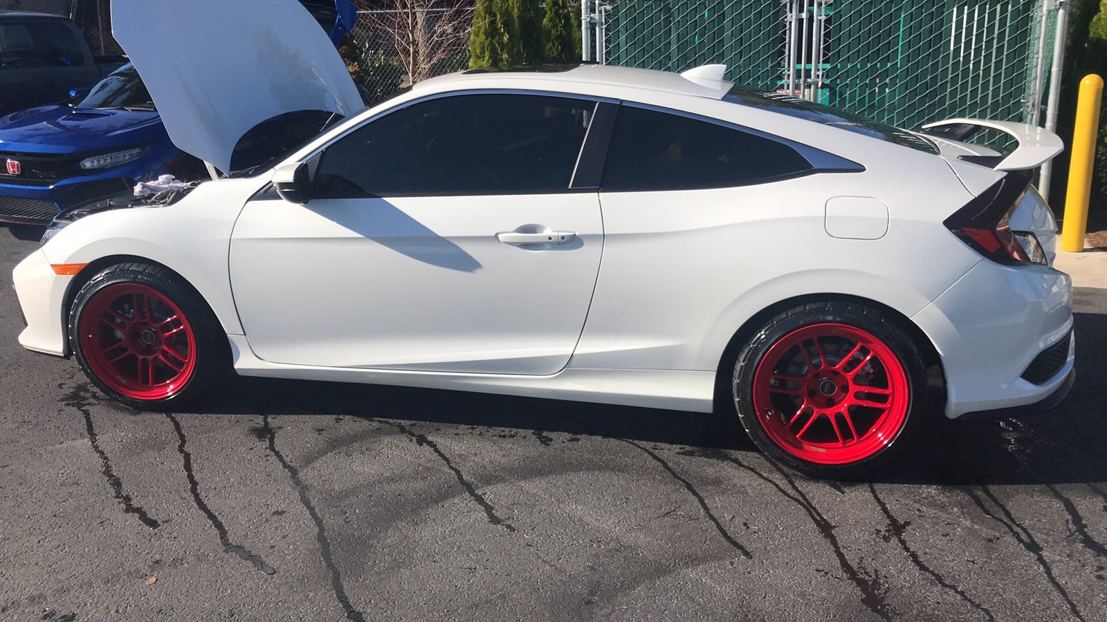 photo 2 Honda Civic custom wheels   18x9.5, ET +15, tire size 235/40 R18. x ET