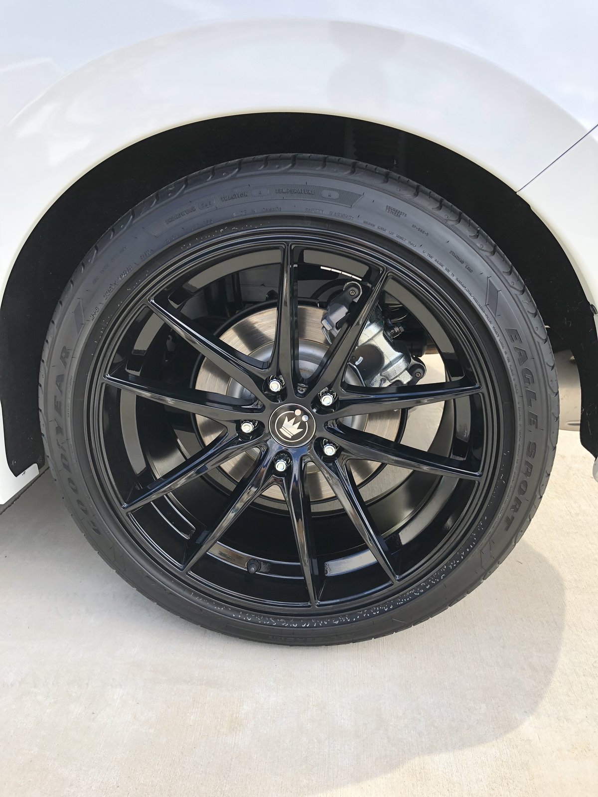 photo 5 Honda Civic custom wheels   18x9.0, ET +35, tire size 235/40 R18. x ET