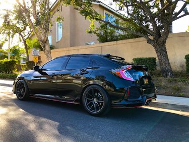 photo 1 Honda Civic custom wheels   18x8.5, ET +35, tire size 245/40 R18. x ET