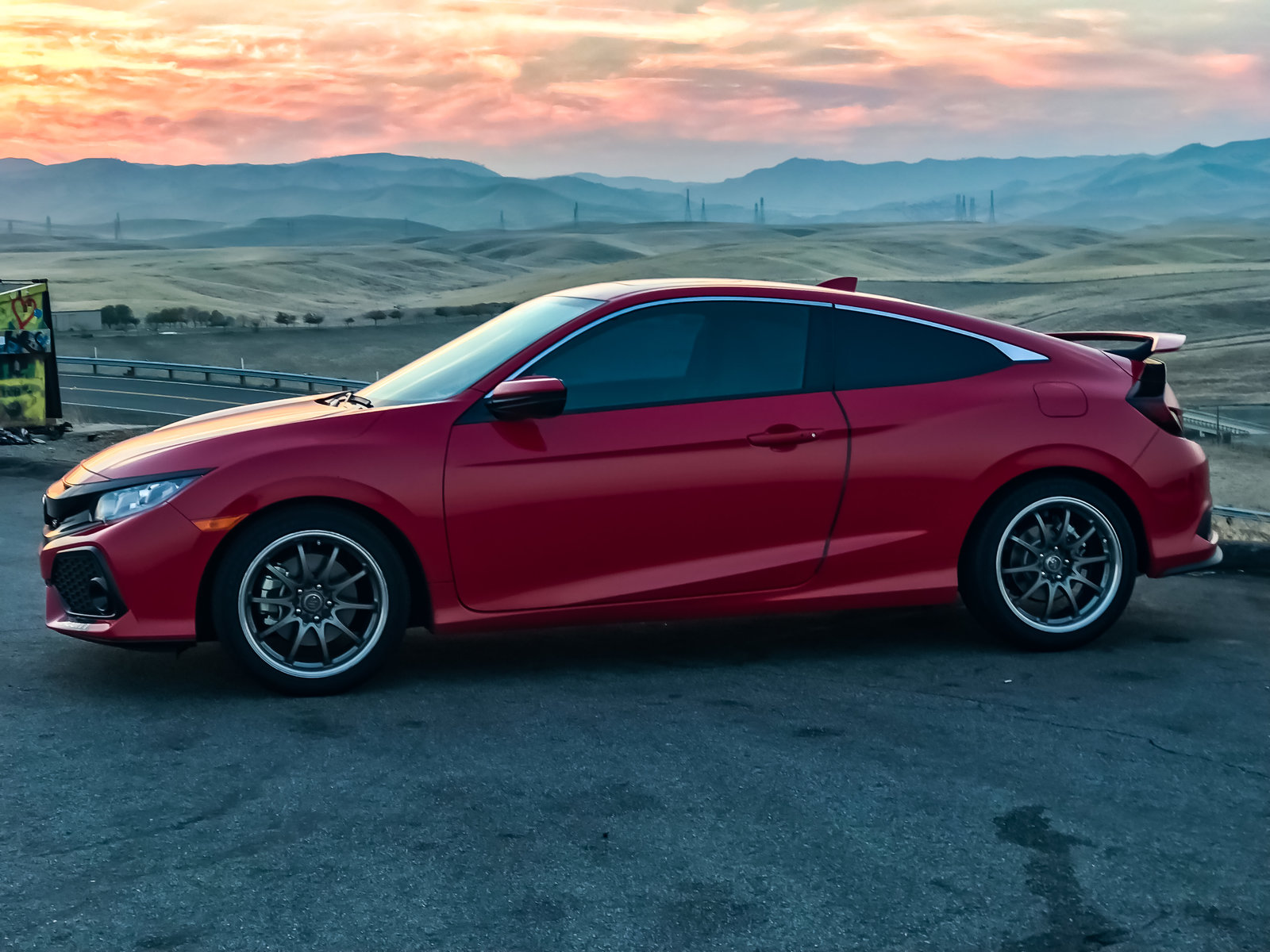 photo 1 Honda Civic custom wheels   18x8.5, ET +30, tire size 225/40 R18. x ET