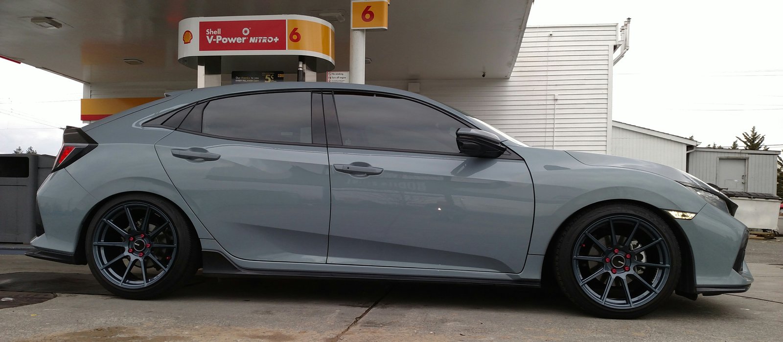 photo 1 Honda Civic custom wheels   18x9.5, ET +35, tire size 235/40 R18. x ET