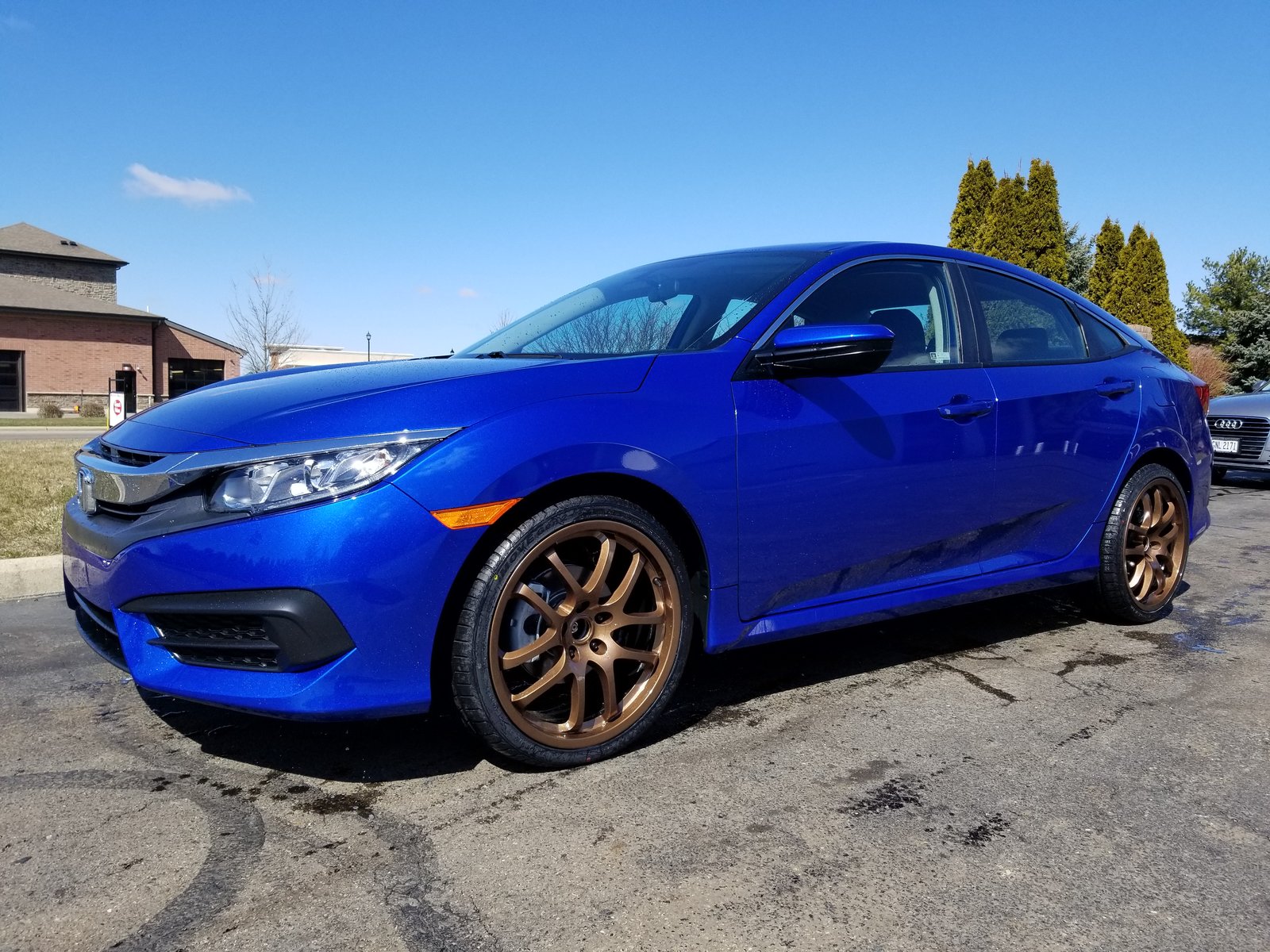 photo 3 Honda Civic custom wheels   19x8.0, ET +45, tire size 235/35 R19. 19x9.0 ET+43