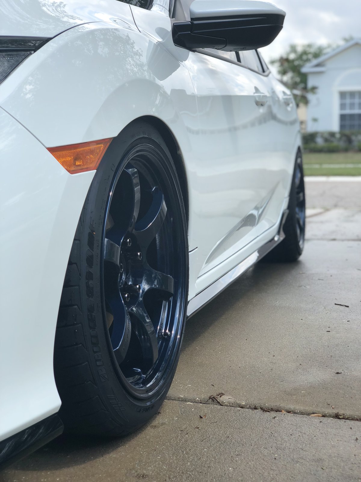 photo 1 Honda Civic custom wheels   18x9.5, ET +38, tire size 245/40 R18. x ET