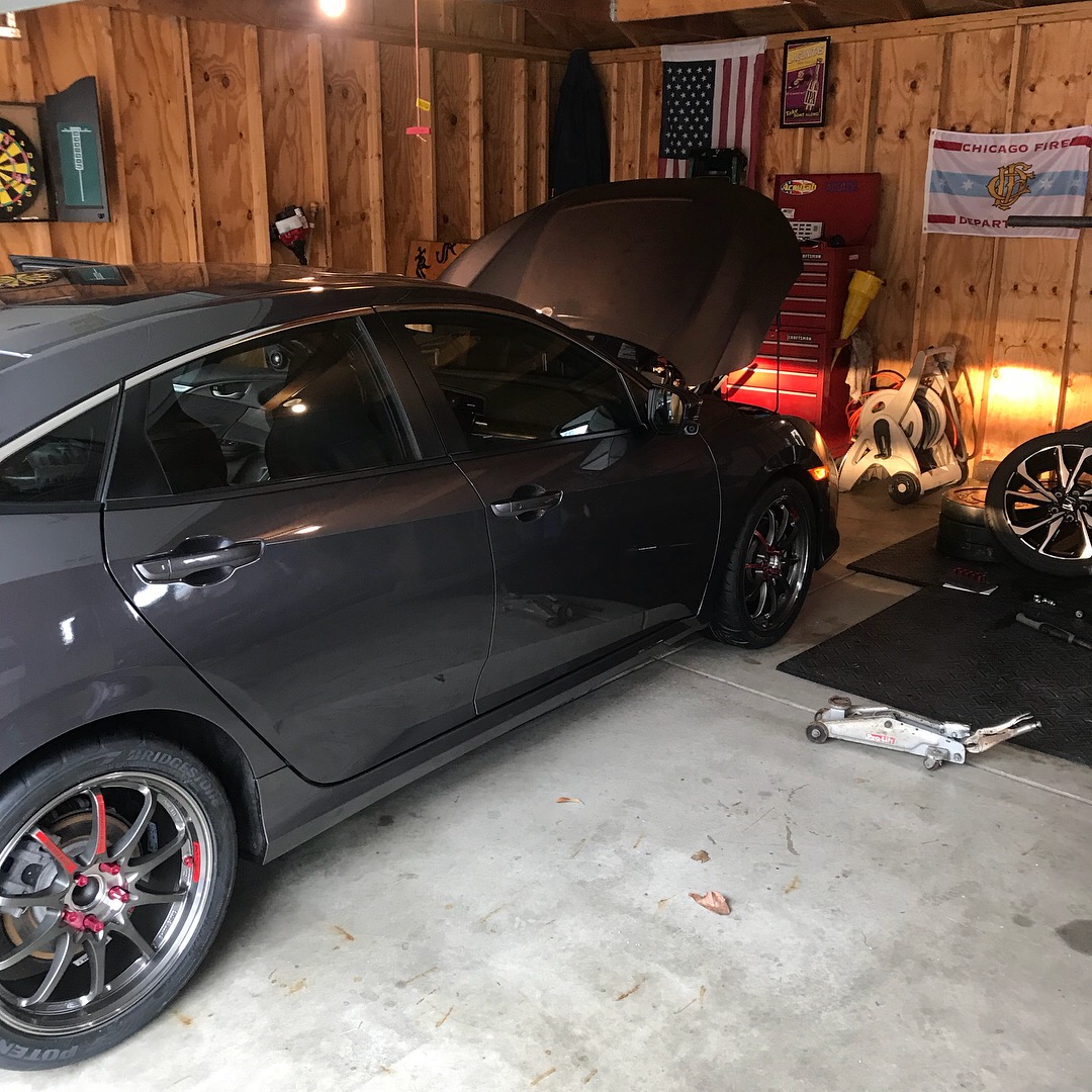 photo 1 Honda Civic custom wheels   18x8.0, ET +48, tire size 245/40 R18. x ET