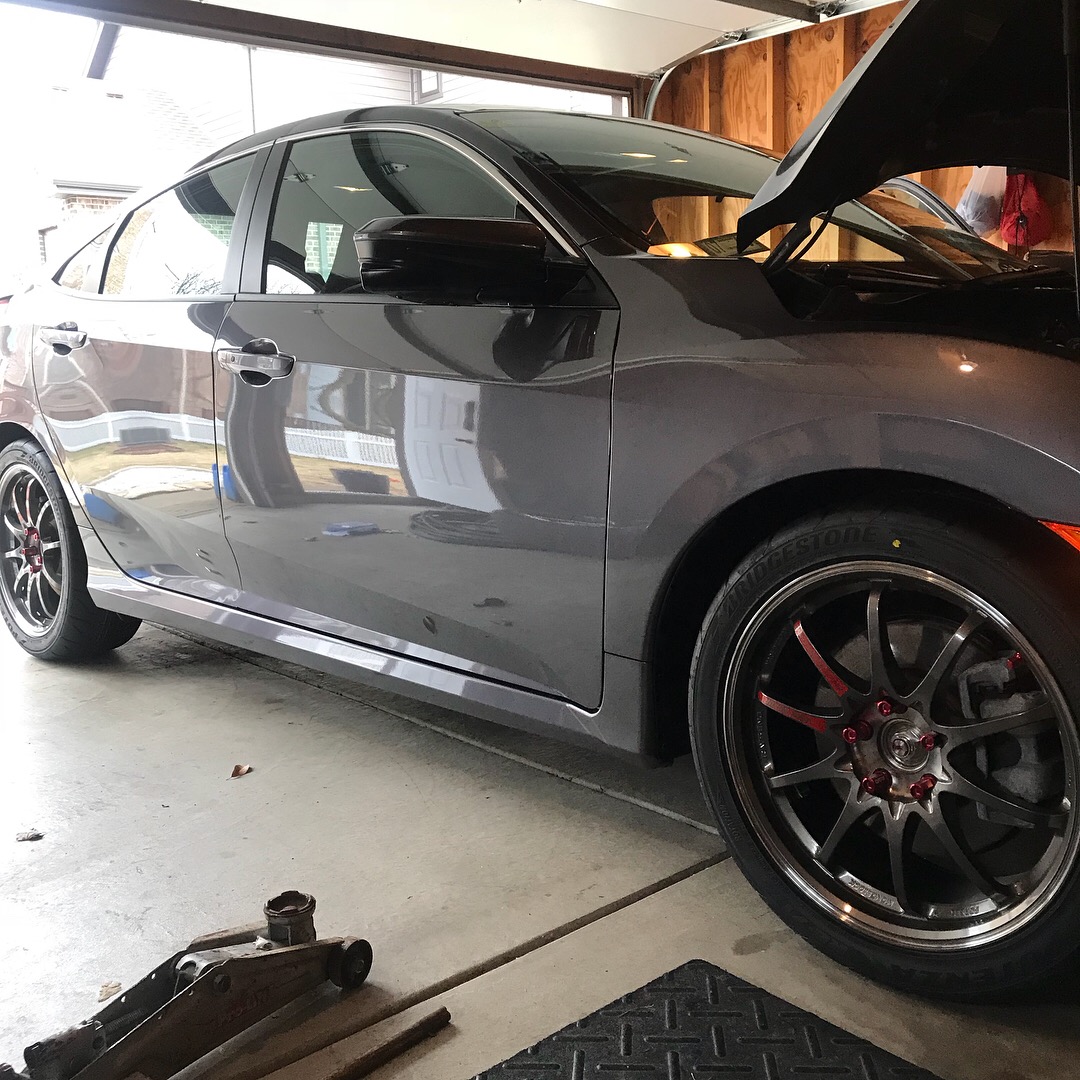 photo 2 Honda Civic custom wheels   18x8.0, ET +48, tire size 245/40 R18. x ET