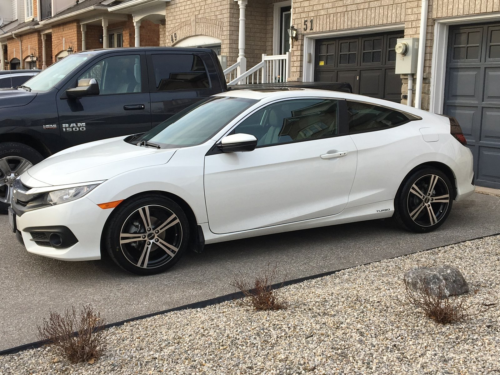 photo 2 Honda Civic custom wheels   18x8.0, ET +35, tire size 235/40 R18. x ET 