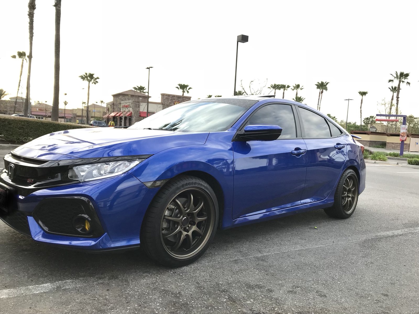 photo 2 Honda Civic custom wheels   18x8.5, ET +38, tire size 235/40 R18. x ET