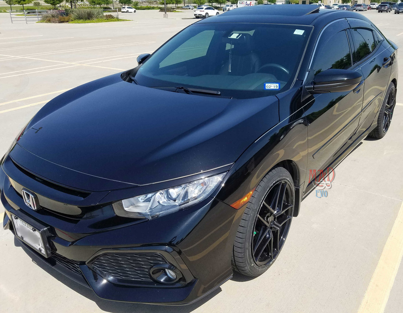 photo 3 Honda Civic custom wheels   18x8.5, ET +35, tire size 235/40 R18. x ET