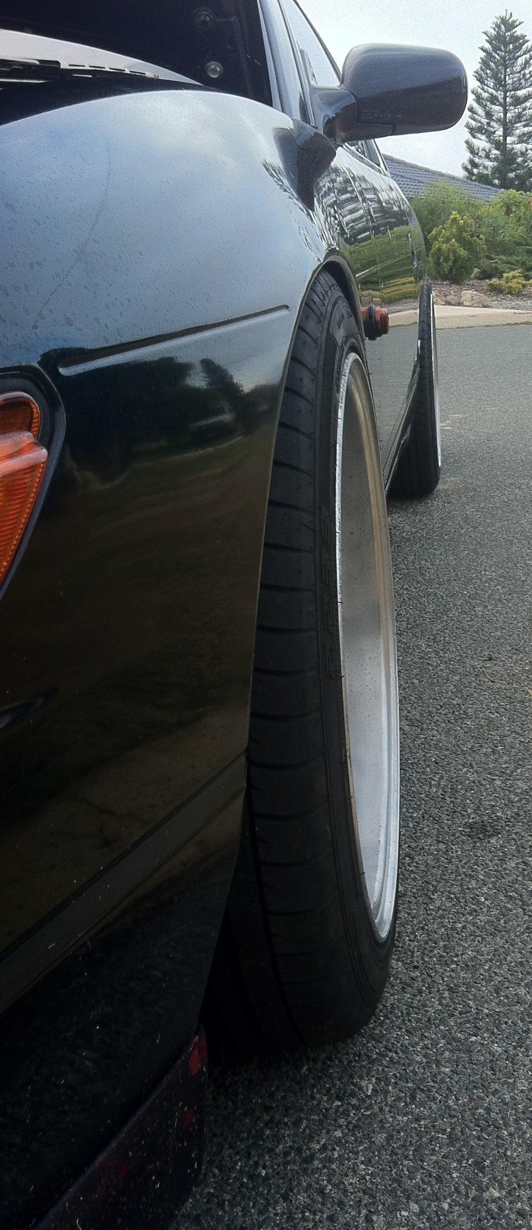 photo 1 Nissan S13 custom wheels Advan Oni 17x8.0, ET -1, tire size 215/45 R17. x ET