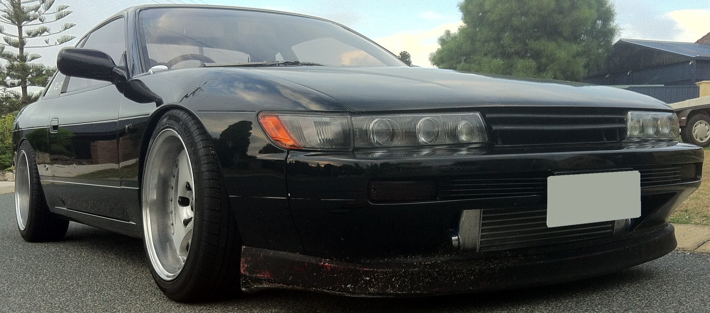 photo 2 Nissan S13 custom wheels Advan Oni 17x8.0, ET -1, tire size 215/45 R17. x ET