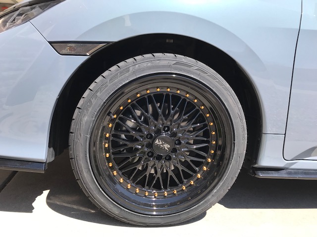 photo 1 Honda Civic custom wheels   18x9.0, ET +32, tire size 235/40 R18. x ET