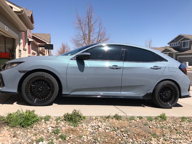 photo 2 Honda Civic custom wheels   18x9.0, ET +32, tire size 235/40 R18. x ET