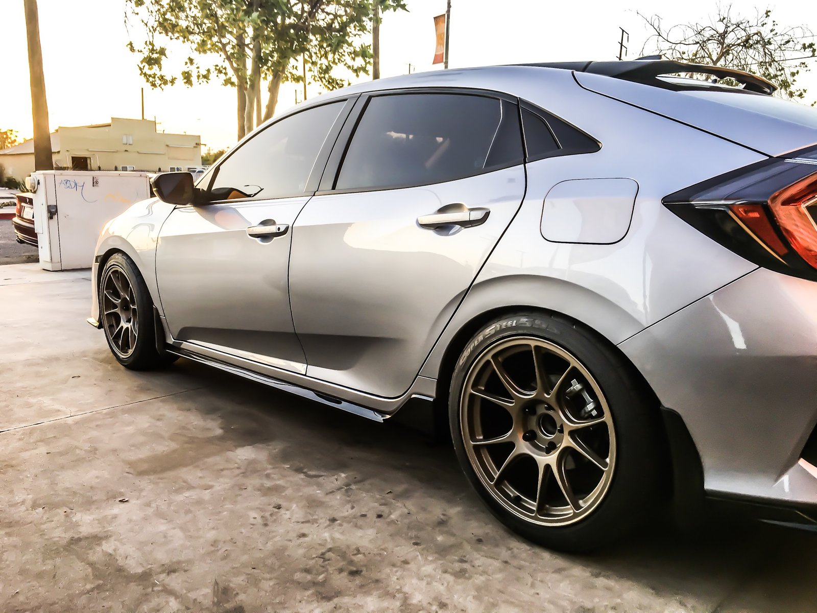 photo 1 Honda Civic custom wheels   18x9.5, ET +38, tire size 245/40 R18. x ET
